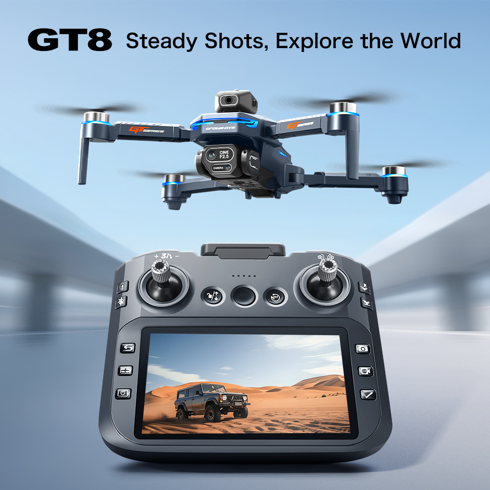 GT8 Max Składany Dron 8K HD Pr – Drone Camera Lens recenzja i cena